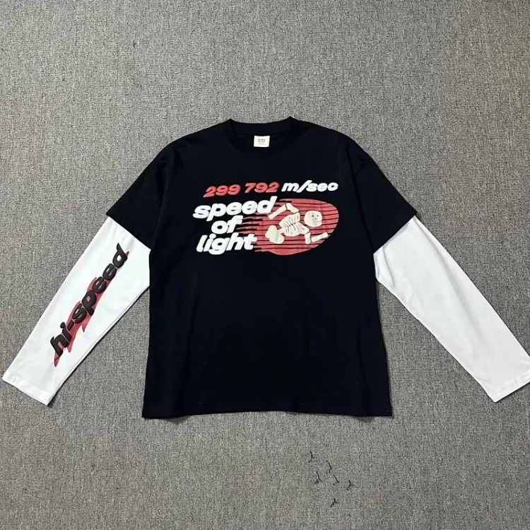 BrÓken plaÓnet born to be fast long sleeve t shirt