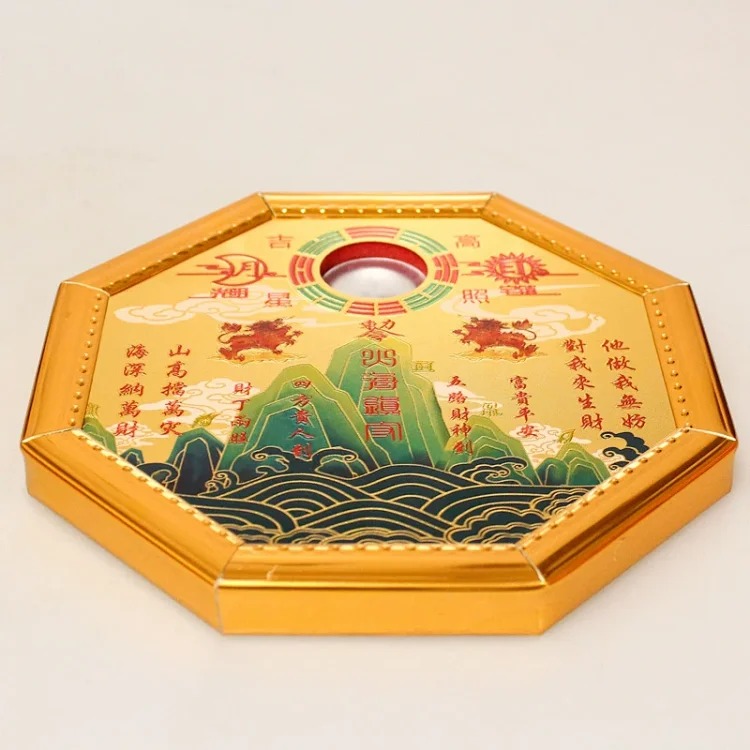 Manufacturer's ready-made Phnom Penh Shanhai Town pendants, sun and moon mountain and sea door indoor ornaments, mountain and sea chart ornaments and handicrafts image 6