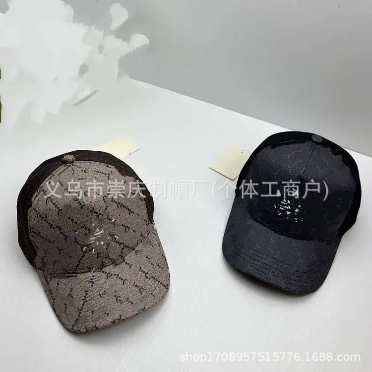 New correct letter baseball cap for women European and American foreign trade printed sun visor men's peaked cap