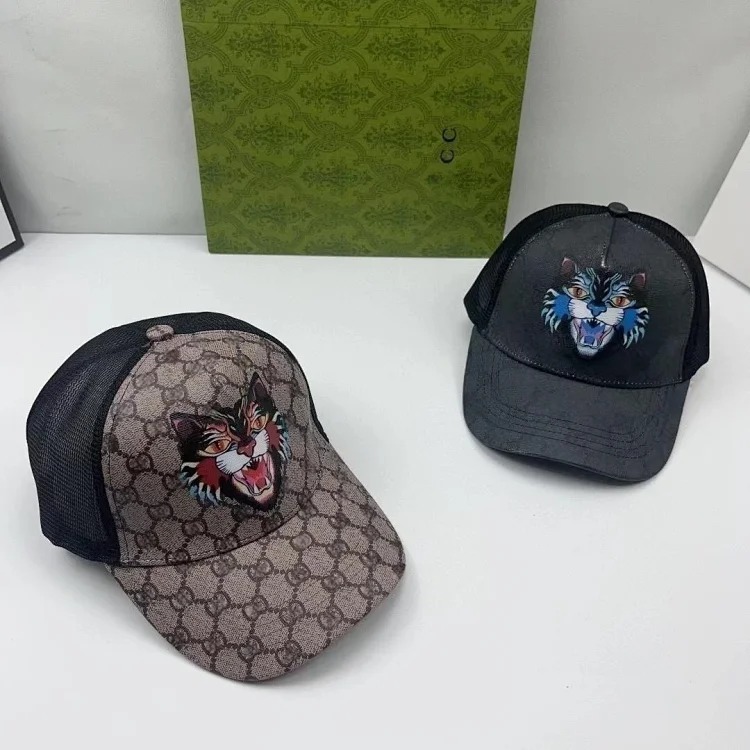 New correct letter baseball cap for women European and American foreign trade printed sun visor men's peaked cap