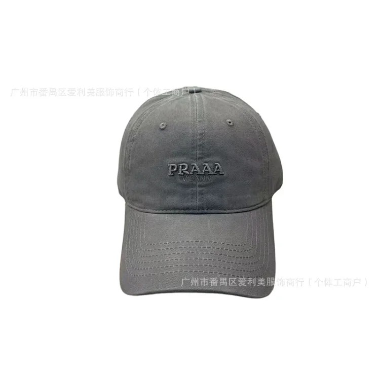 Internet celebrity solid color baseball cap new large head circumference baseball cap deep top large wide brim letter embroidered peaked cap wholesale