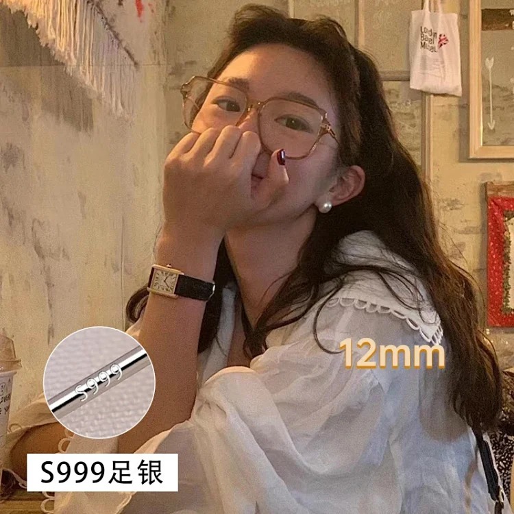 Fever's same style pearl earrings Shijia Zhengyuan s999 silver needle earrings with strong light temperament, light luxury and high-end earrings image 4