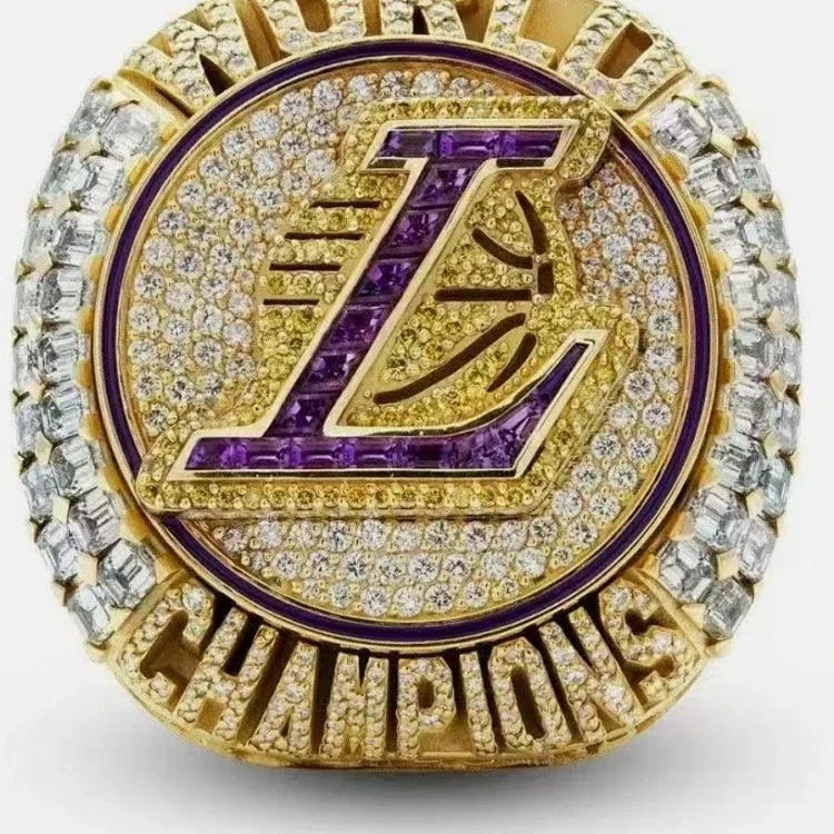2020 Los Angeles Lakers sports championship ring men's accessories alloy diamond fan commemorative