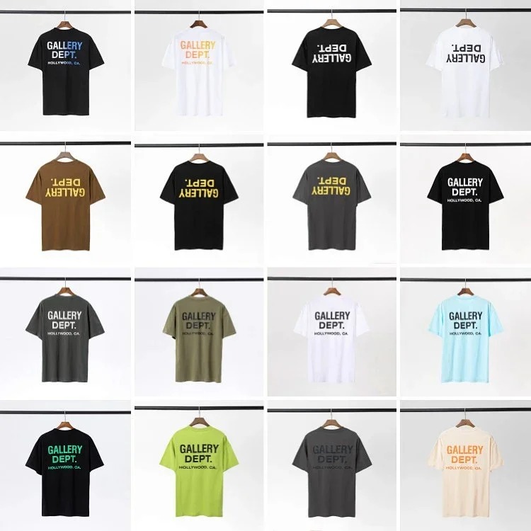 GALLERY DEPT short-sleeved T-shirt for men and women