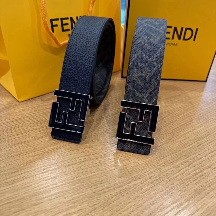 Gucci New interlocking G buckle, the latest automatic buckle, PVC with first-layer cowhide, classic pattern pull design belt, men's