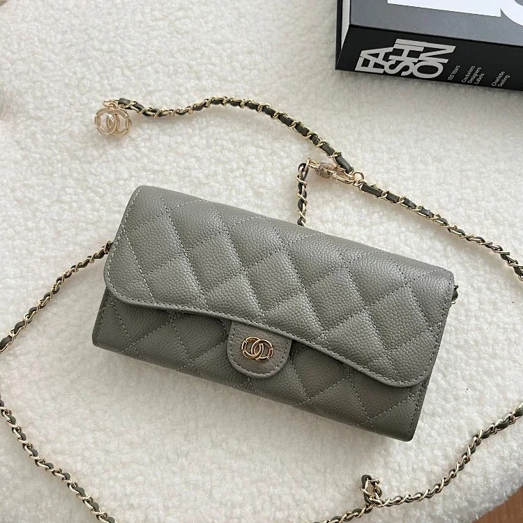XNE Xiaoxiangfeng Caviar versatile mini shoulder crossbody rhombus chain bag -5797