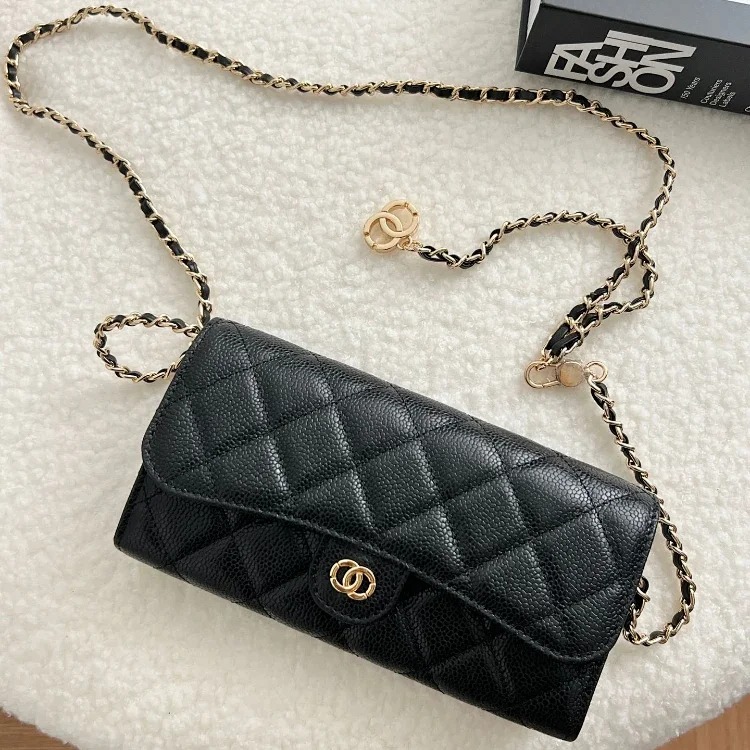 XNE Xiaoxiangfeng Caviar versatile mini shoulder crossbody rhombus chain bag -5797