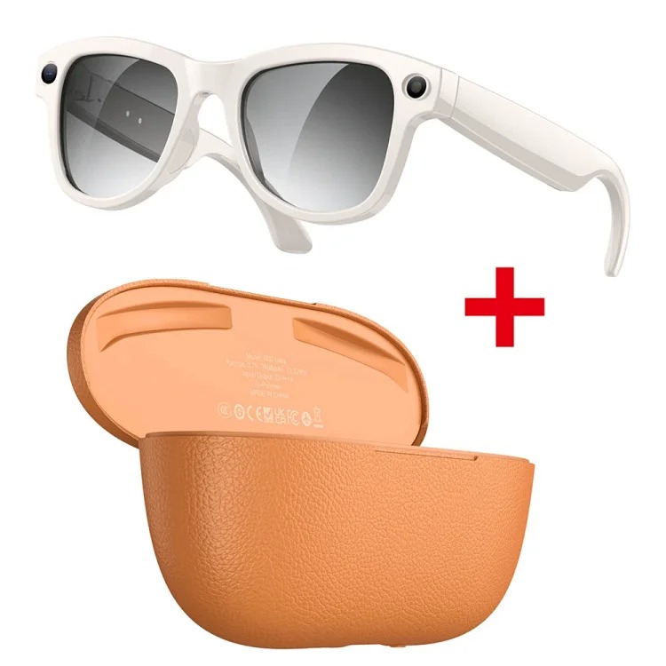 M02 Ultra black technology 8 million pixels reversible charging compartment smart glasses wifi viewing picture recognition translation