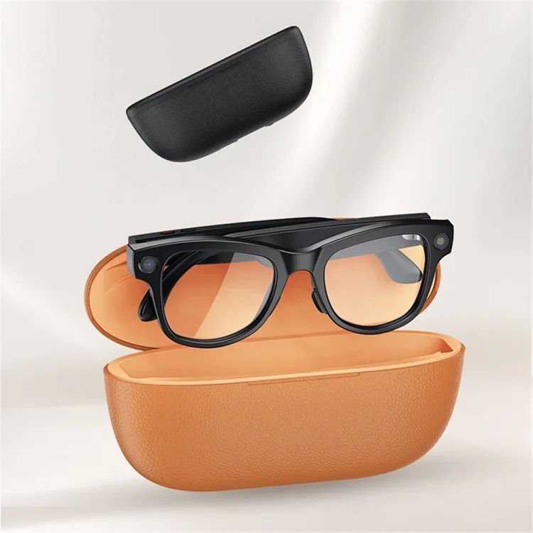 M02 Ultra black technology 8 million pixels reversible charging compartment smart glasses wifi viewing picture recognition translation