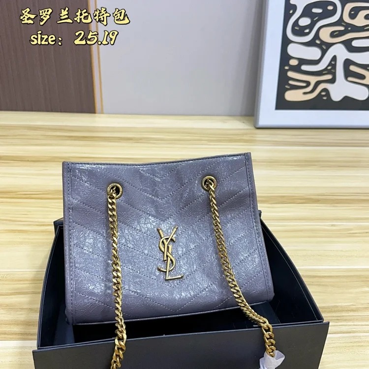Tote bag, versatile and high-end, foldable box, can be worn on one shoulder or cross-body