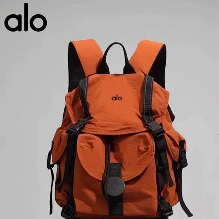 ALOYOGA 2025 new Japanese fashionable travel backpack for female college students, large-capacity casual mountaineering bag