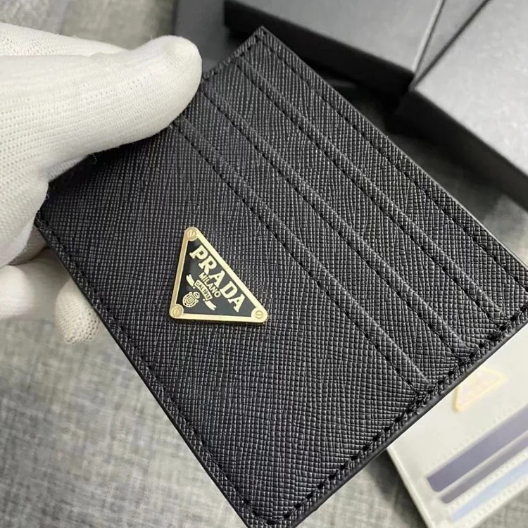 Leather postcard storage card holder