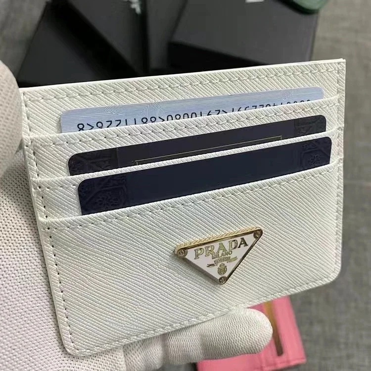 Leather postcard storage card holder image 3