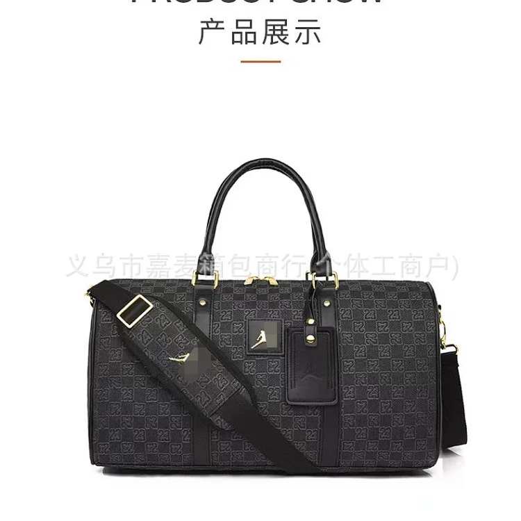 Cross-border new fashion brand shoulder bag large capacity crossbody bag popular Hong Kong style trendy travel bag outdoor fitness backpack