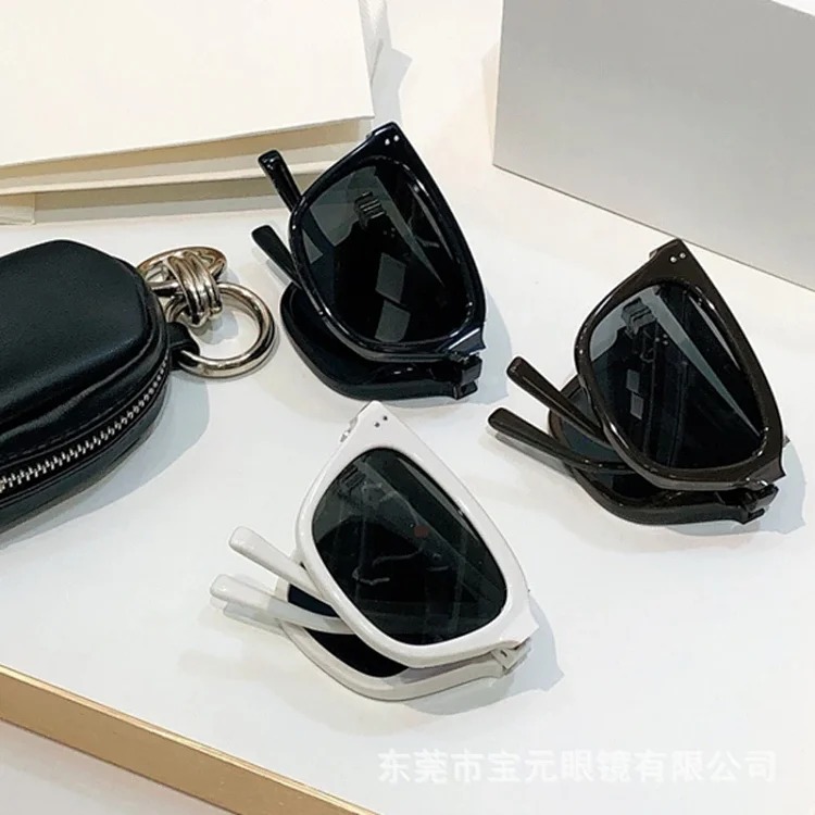GM sunglasses, high-quality stars, same style, fashionable foldable sunglasses, easy to carry, can be worn with myopia, wholesale from manufacturers