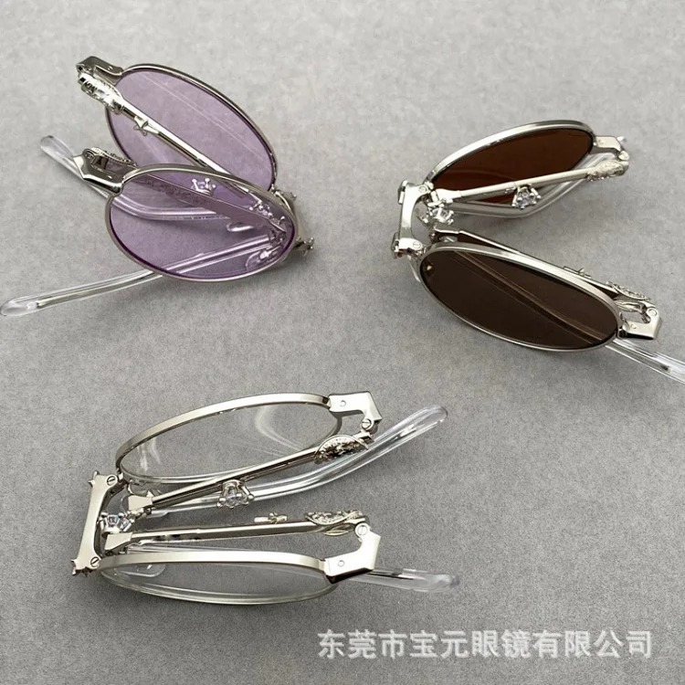 GM sunglasses, high-quality stars, same style, fashionable foldable sunglasses, easy to carry, can be worn with myopia, wholesale from manufacturers