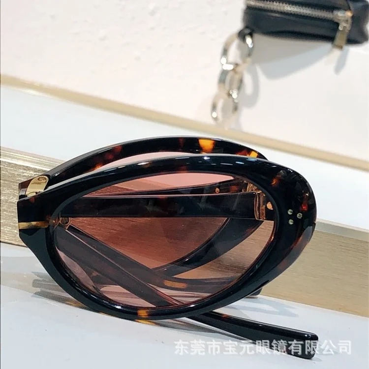 GM sunglasses, high-quality stars, same style, fashionable foldable sunglasses, easy to carry, can be worn with myopia, wholesale from manufacturers