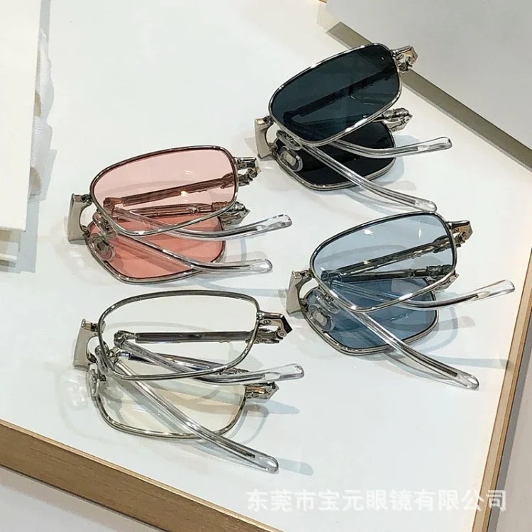GM sunglasses, high-quality stars, same style, fashionable foldable sunglasses, easy to carry, can be worn with myopia, wholesale from manufacturers