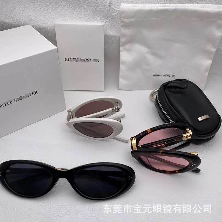 GM sunglasses, high-quality stars, same style, fashionable foldable sunglasses, easy to carry, can be worn with myopia, wholesale from manufacturers