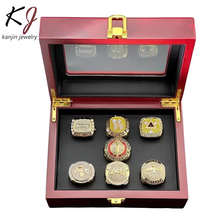 NBA Los Angeles Lakers Kobe 9 championship rings trophy set factory wholesale