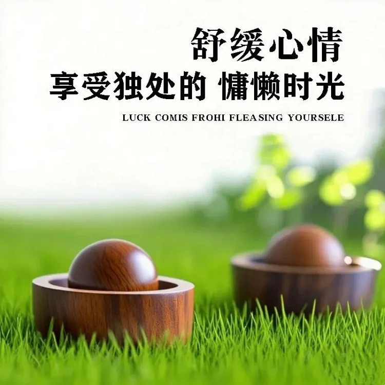 Essentials Planet Convenient Home Diffusing Wooden Car Ornaments Solid Wood Fireless Aromatherapy Indoor Essential Oil Wooden Ball Diffuser