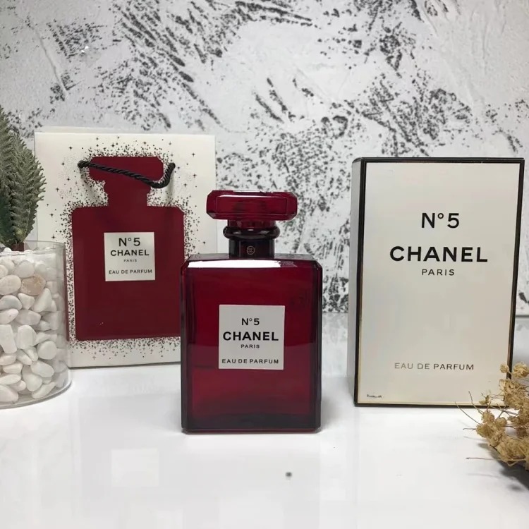 Louis Vuitton DX241 Women's Classic N5 New N5 Red 5 Limited Edition Perfume Social Match-SRCN