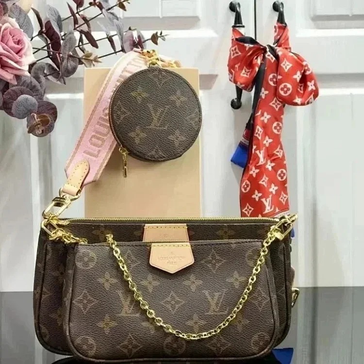 NEW-1 Fashionable and high-end new versatile shoulder crossbody bag (plastic film image 3