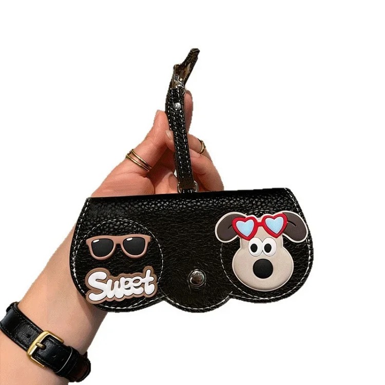 Labubu hanging bag glasses bag portable unisex myopia glasses case sunglasses protective cover sunglasses storage bag