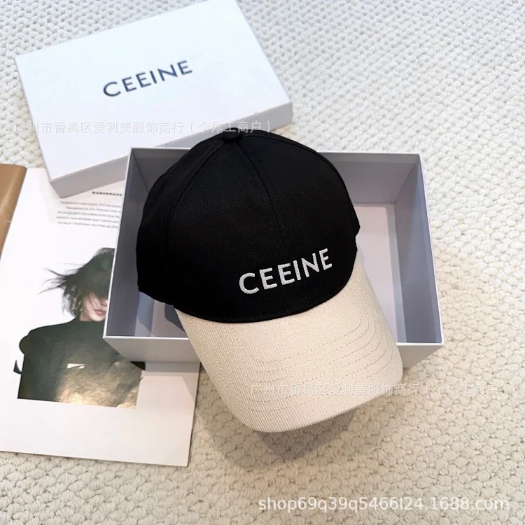Baseball hat for women, spring and autumn, Korean with letter mark, new fashionable large brim, slimming and face-shaping small duck cap for men