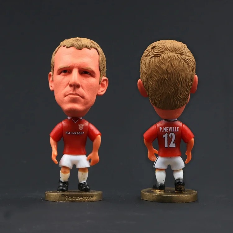 Football Memorabilia Manchester United Ferguson Sheringham Beckham 98 Edition Suit Doll