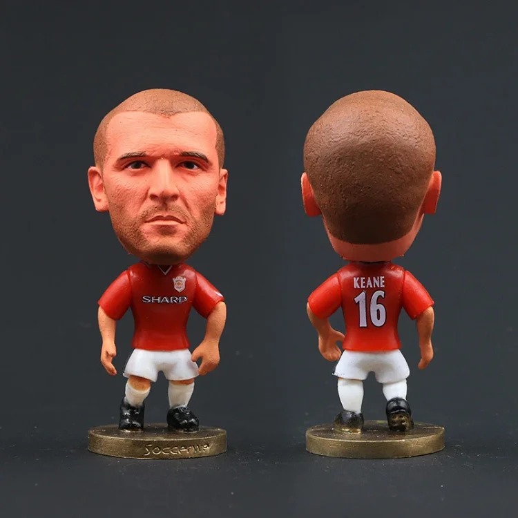 Football Memorabilia Manchester United Ferguson Sheringham Beckham 98 Edition Suit Doll image 12