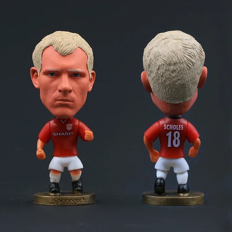 Football Memorabilia Manchester United Ferguson Sheringham Beckham 98 Edition Suit Doll