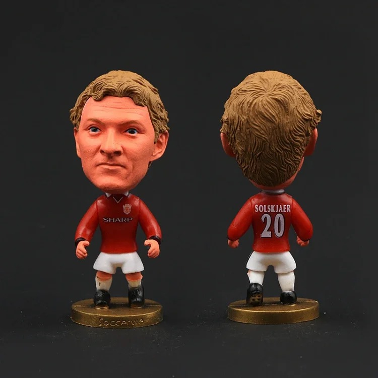 Football Memorabilia Manchester United Ferguson Sheringham Beckham 98 Edition Suit Doll
