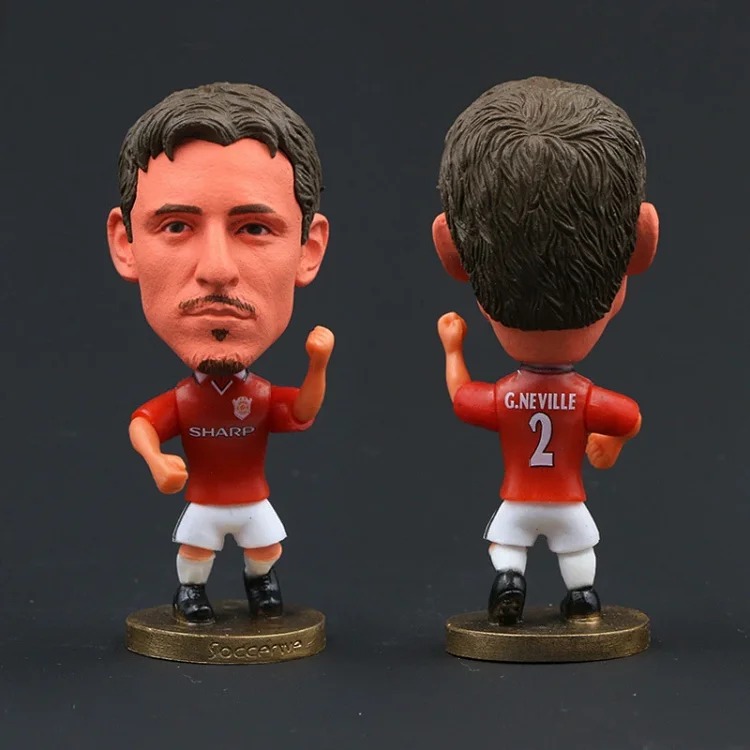 Football Memorabilia Manchester United Ferguson Sheringham Beckham 98 Edition Suit Doll image 3