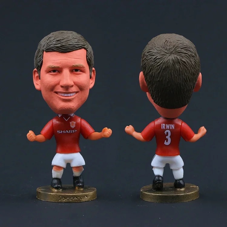 Football Memorabilia Manchester United Ferguson Sheringham Beckham 98 Edition Suit Doll