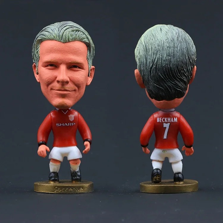 Football Memorabilia Manchester United Ferguson Sheringham Beckham 98 Edition Suit Doll