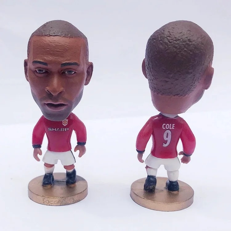 Football Memorabilia Manchester United Ferguson Sheringham Beckham 98 Edition Suit Doll