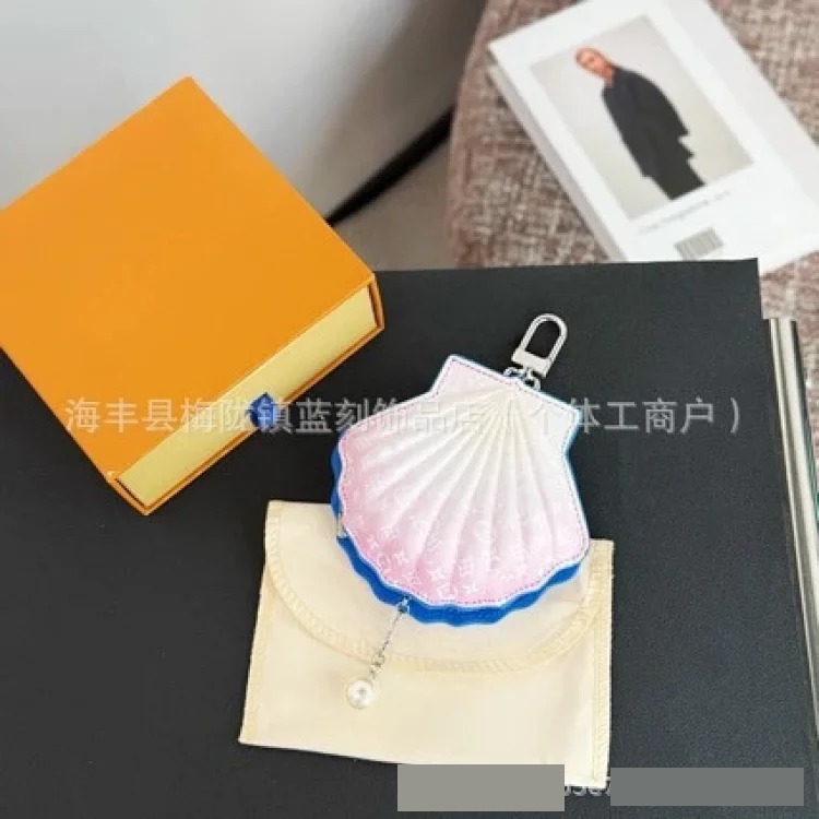 New soft dice keychain heavy industry pearl shell bag small bag headphone bag jewelry bag pendant pendant