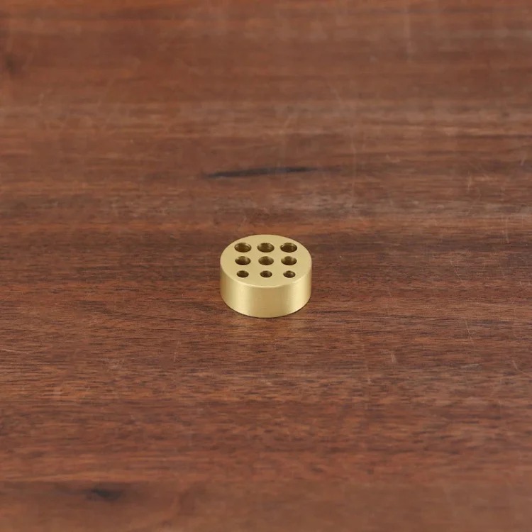 Gourd incense insert nine-hole household all-brass incense plate incense rack porous wire incense insert holder mini small incense holder incense burner accessories