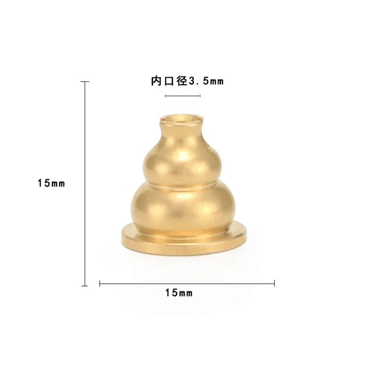 Gourd incense insert nine-hole household all-brass incense plate incense rack porous wire incense insert holder mini small incense holder incense burner accessories