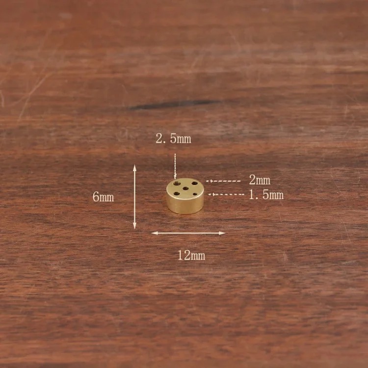 Gourd incense insert nine-hole household all-brass incense plate incense rack porous wire incense insert holder mini small incense holder incense burner accessories