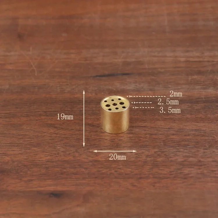 Gourd incense insert nine-hole household all-brass incense plate incense rack porous wire incense insert holder mini small incense holder incense burner accessories