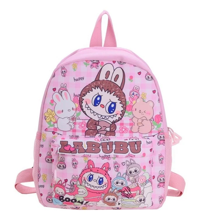 New Large Capacity Cartoon Animation Children's School Bag Cute Elementary School Backpack Kindergarten Rabbu Backpack Bag