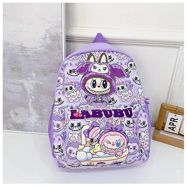 New Large Capacity Cartoon Animation Children's School Bag Cute Elementary School Backpack Kindergarten Rabbu Backpack Bag