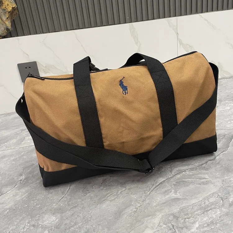 New style Raff horse logo embroidered canvas men's and women's travel bag handbag shoulder bag crossbody large capacity storage bag