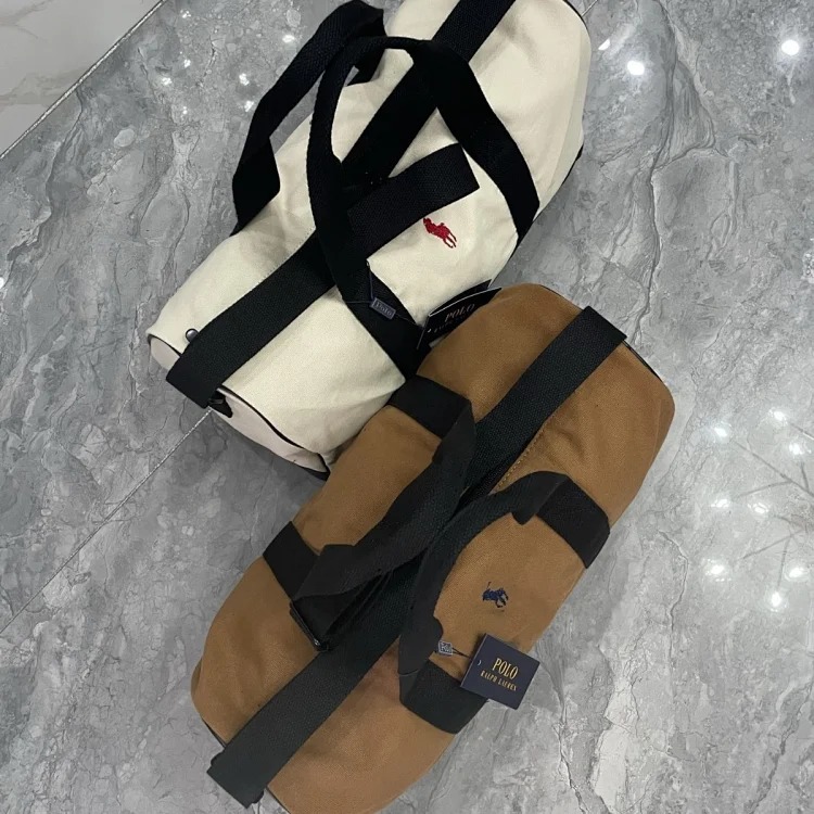 New style Raff horse logo embroidered canvas men's and women's travel bag handbag shoulder bag crossbody large capacity storage bag