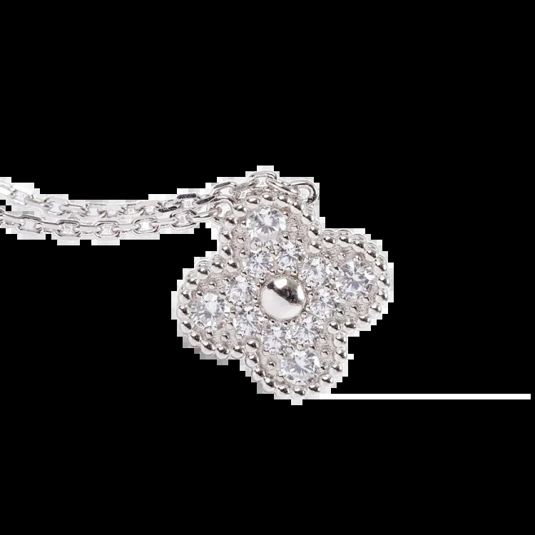 Alhambra Necklace V GOLD CNC single flower & MINI necklace