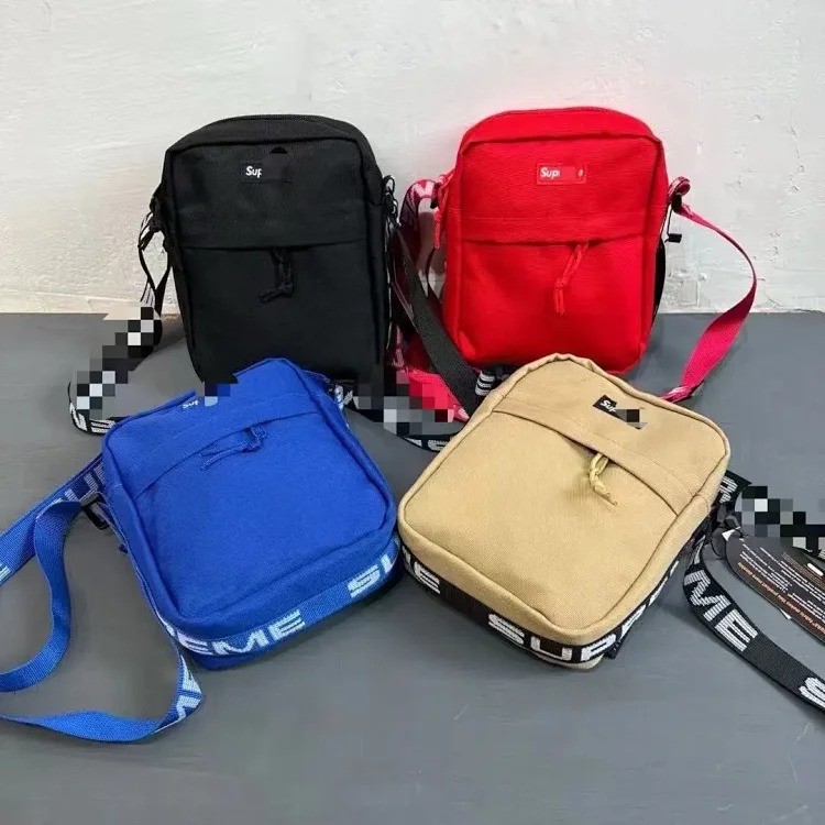 JS.18ss small shoulder bag, workwear style casual sports shoulder bag for men and women