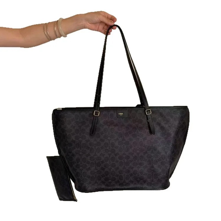 Louis Vuitton C's new tote bag Taxi 36 large vegetable basket bag retro presbyopic shopping bag shoulder crossbody handle