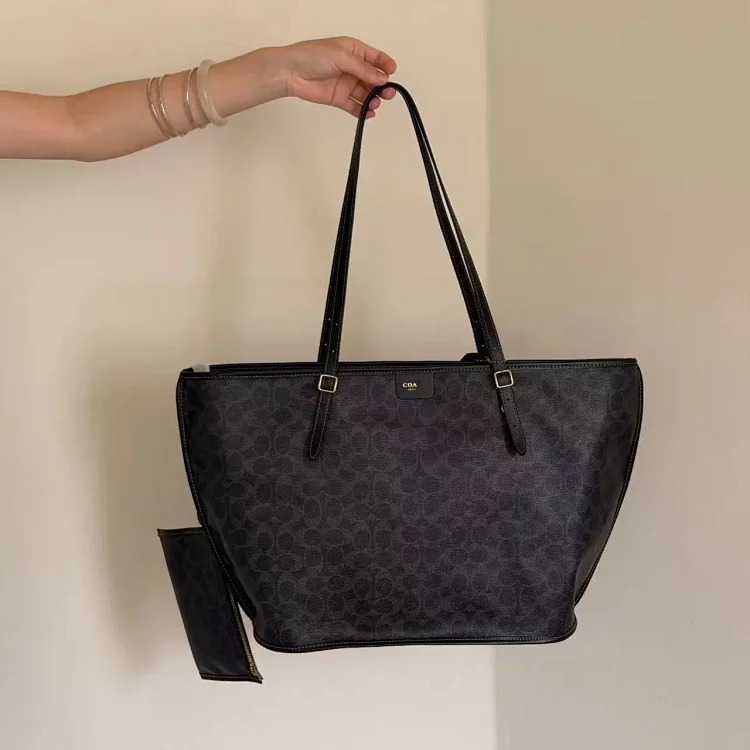 Louis Vuitton C's new tote bag Taxi 36 large vegetable basket bag retro presbyopic shopping bag shoulder crossbody handle